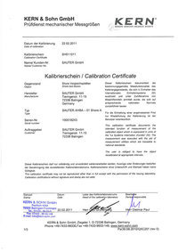 CERTIFICADO CALIBRACION ISO SAUTER PATRON DUREZA