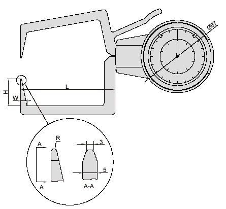 MEDIDOR RAPIDO INSIZE 2333-301