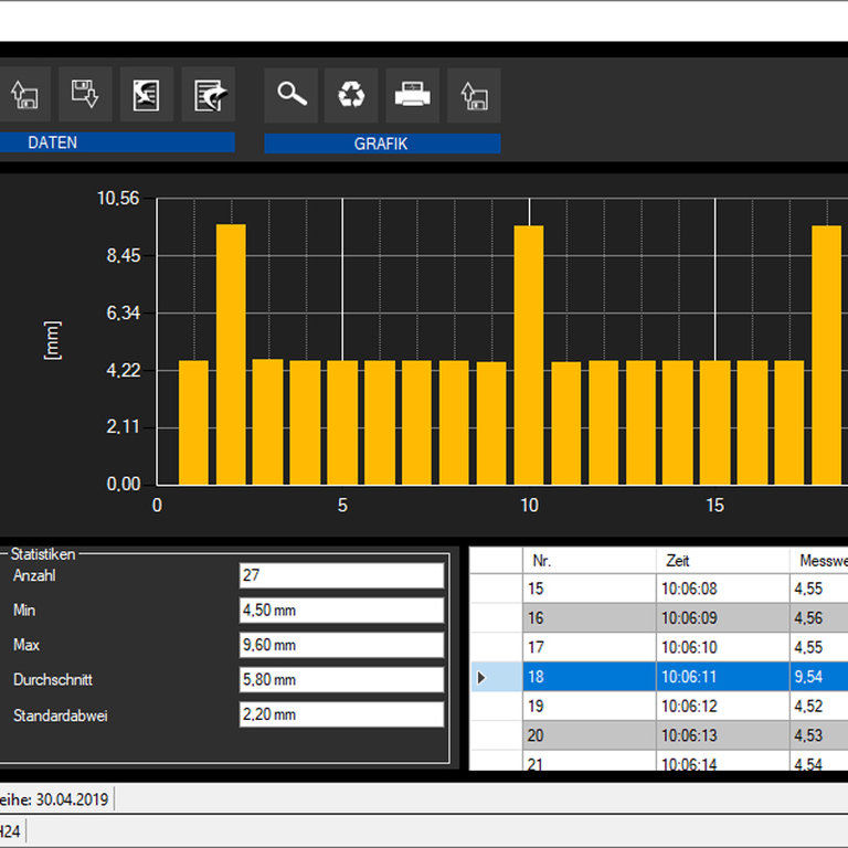 MEDIDOR ESPESORES PCE-TG 300-P5EE